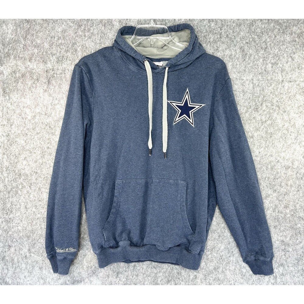 Mitchell Ness Throwback Dallas Cowboys Hoodie Sweatshirt Sweater Women’s Size L